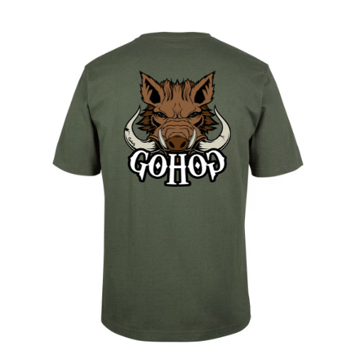 GoHog Cotton T-Shirt Army